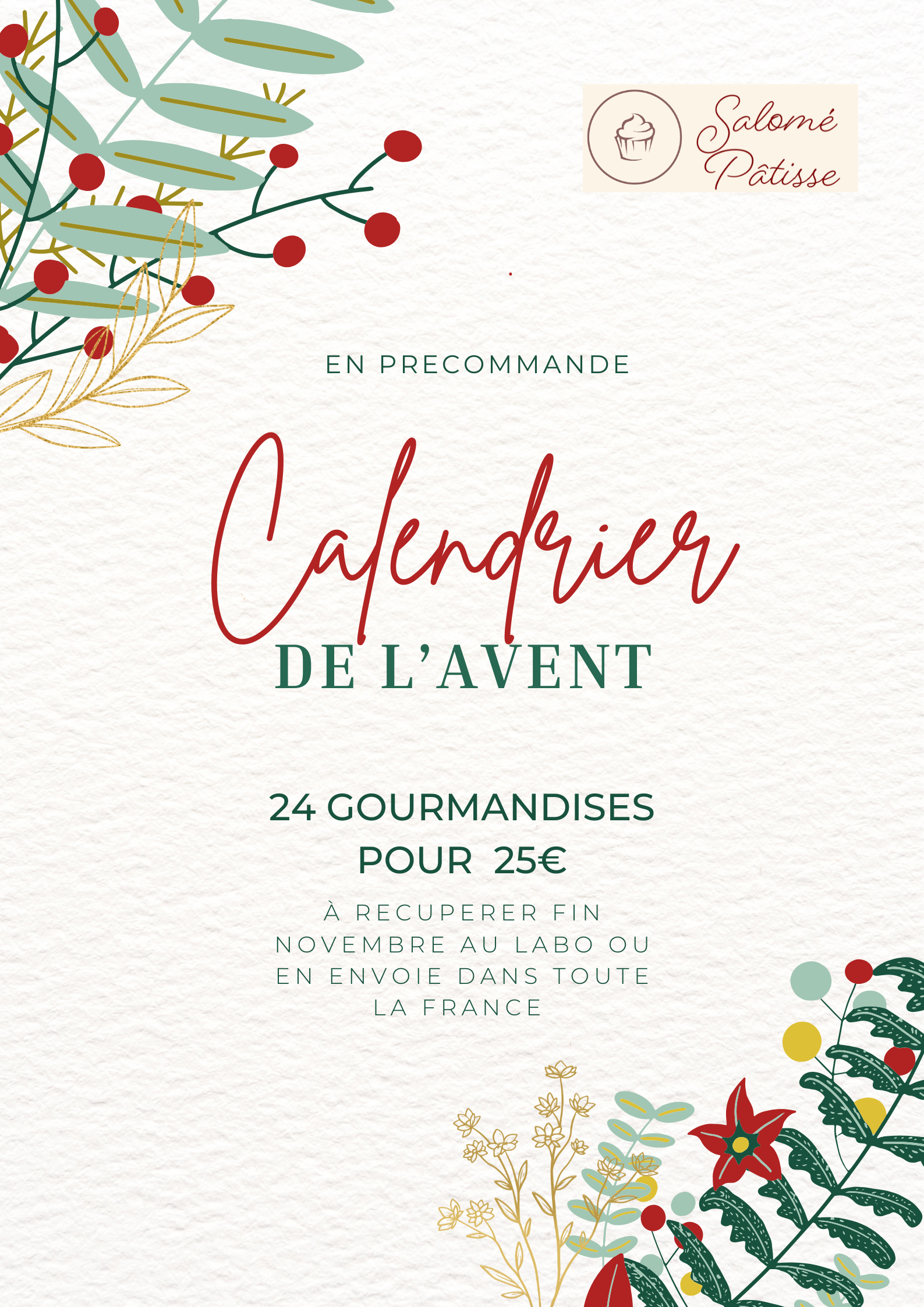 Pré-commande calendrier de l’avent 2025