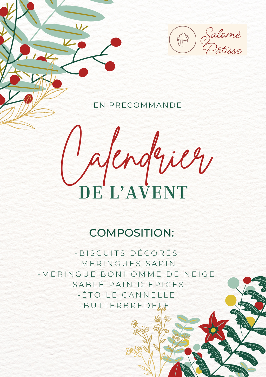 Pré-commande calendrier de l’avent 2025