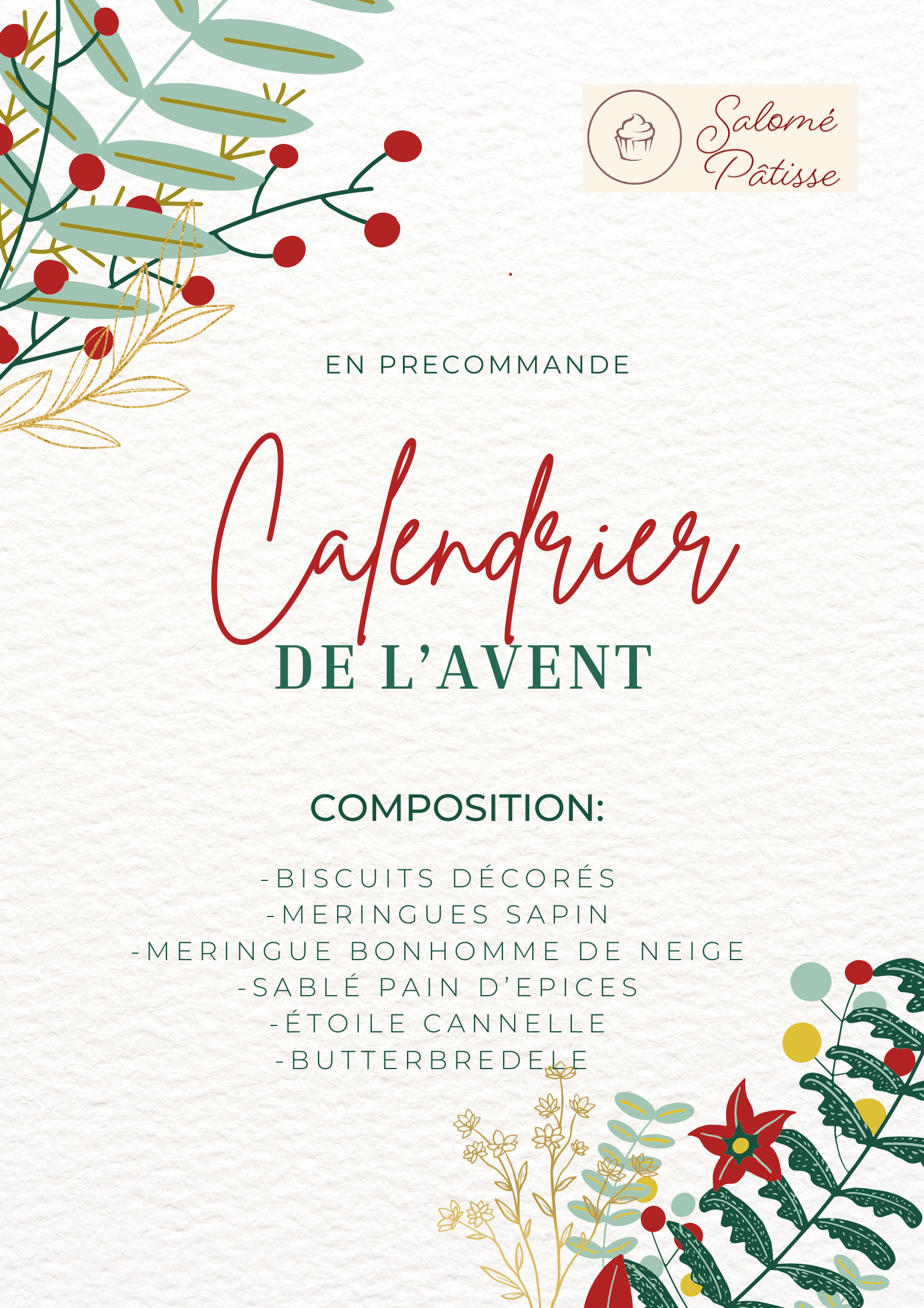 Pré-commande calendrier de l’avent 2025