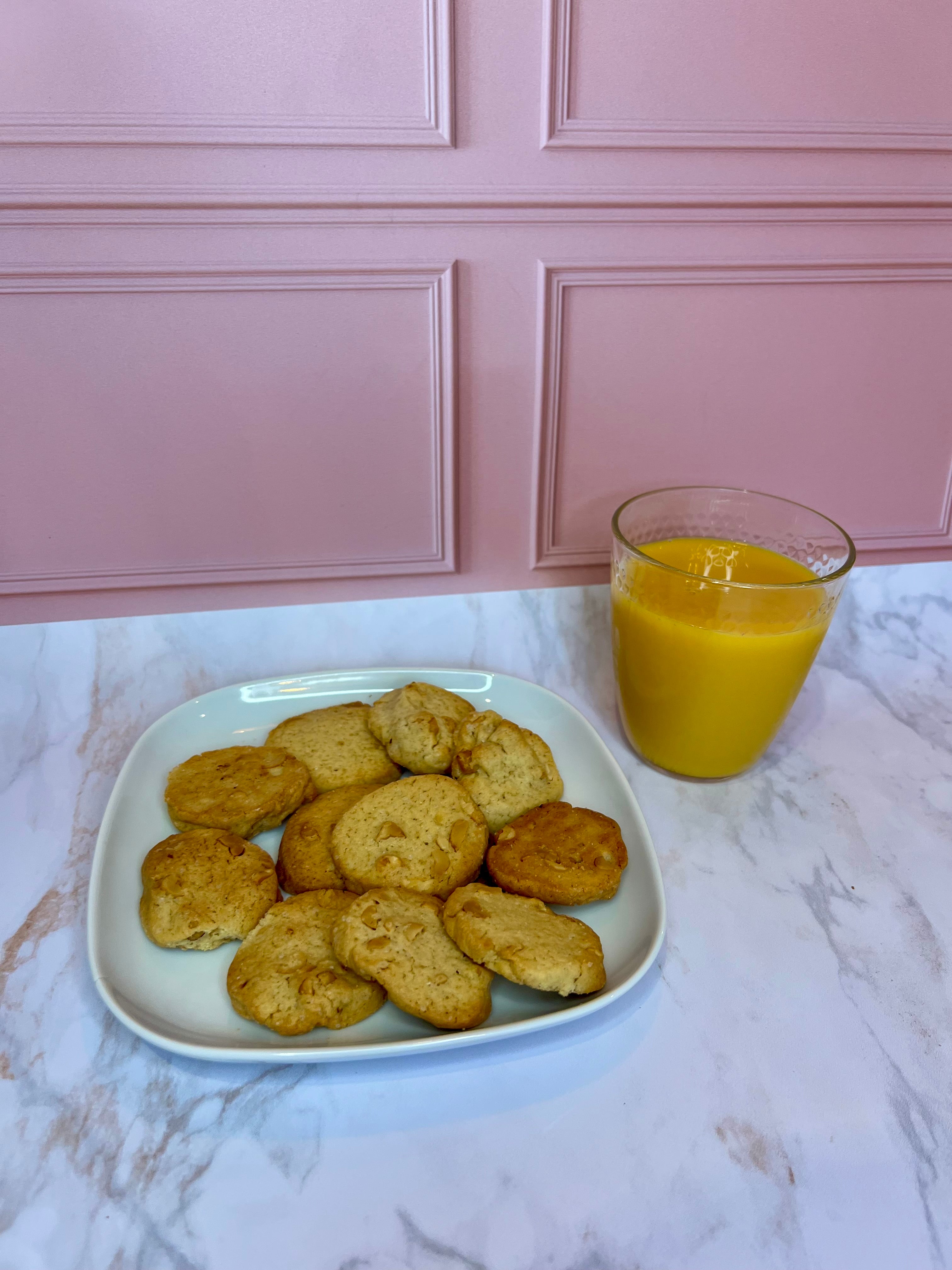 Sablés cacahuètes et fleur de sel